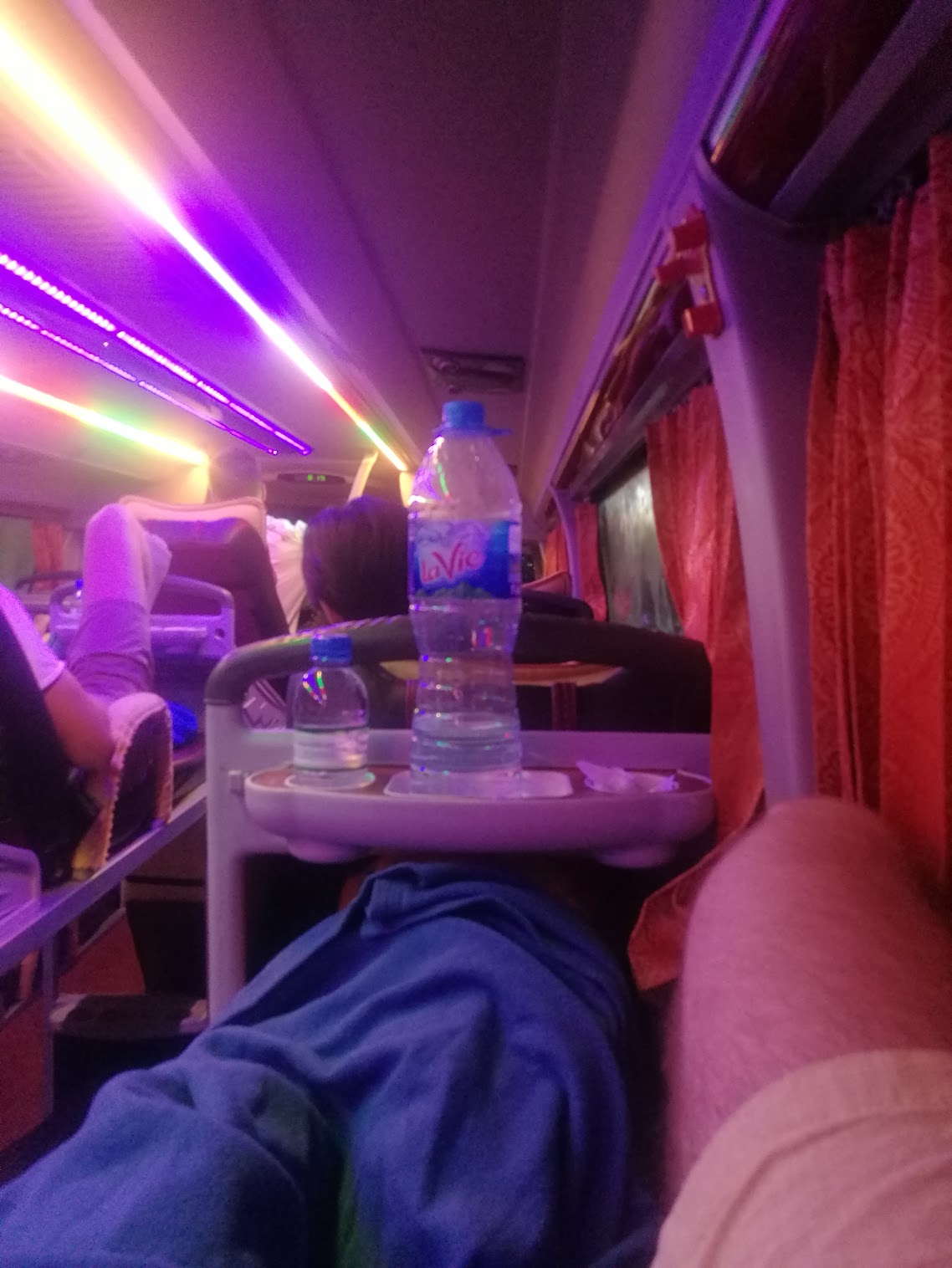 Bottle in Sleeper Buss